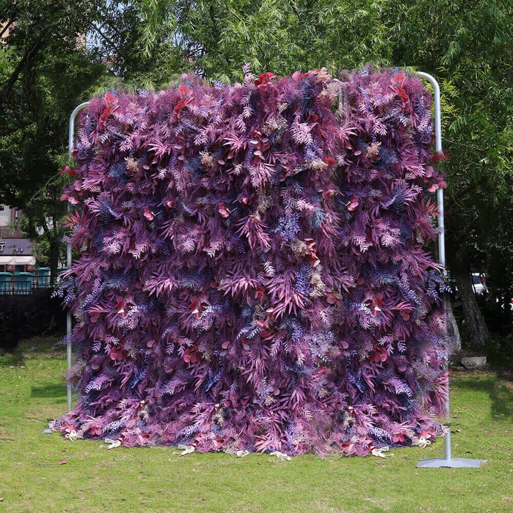 3D Artificial Purple Spruce Leaf Wedding Decoration | Uflower